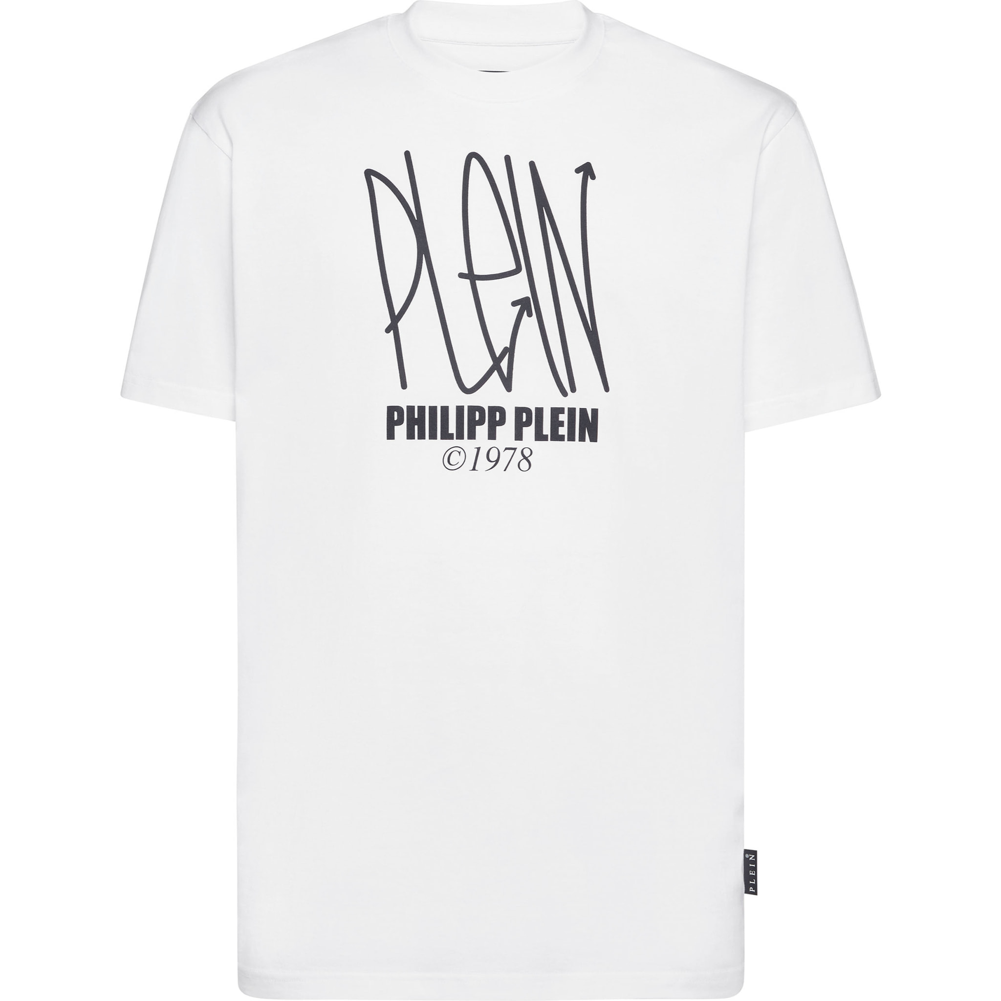 PHILIPP PLEIN Camiseta de cuello redondo y manga corta SKULL