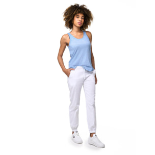 Pantaloni popeline jazz Leone Basic