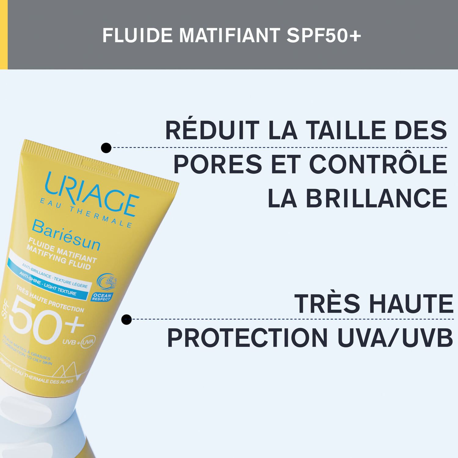Bariésun - Fluide Matifiant SPF50+ 50 ml