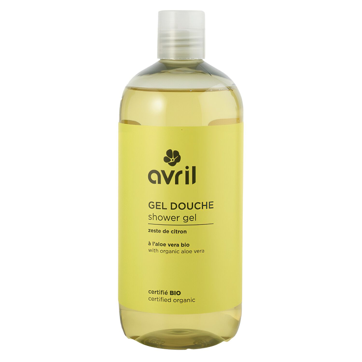 Gel douche - Certifié bio - Gel douche zeste de citron - Sans savon