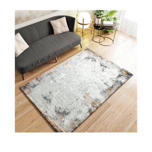 KEOPS Alfombra abstracta con relieve multicolor, varias medidas disponibles.