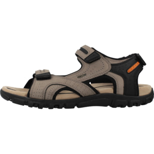 Sandalias Hombre de la marca GEOX  modelo UOMO SANDAL STRADA MARRON