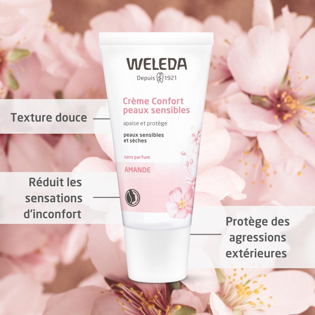 WELEDA - Crème hydra-apaisante Sensitive - 30 ml