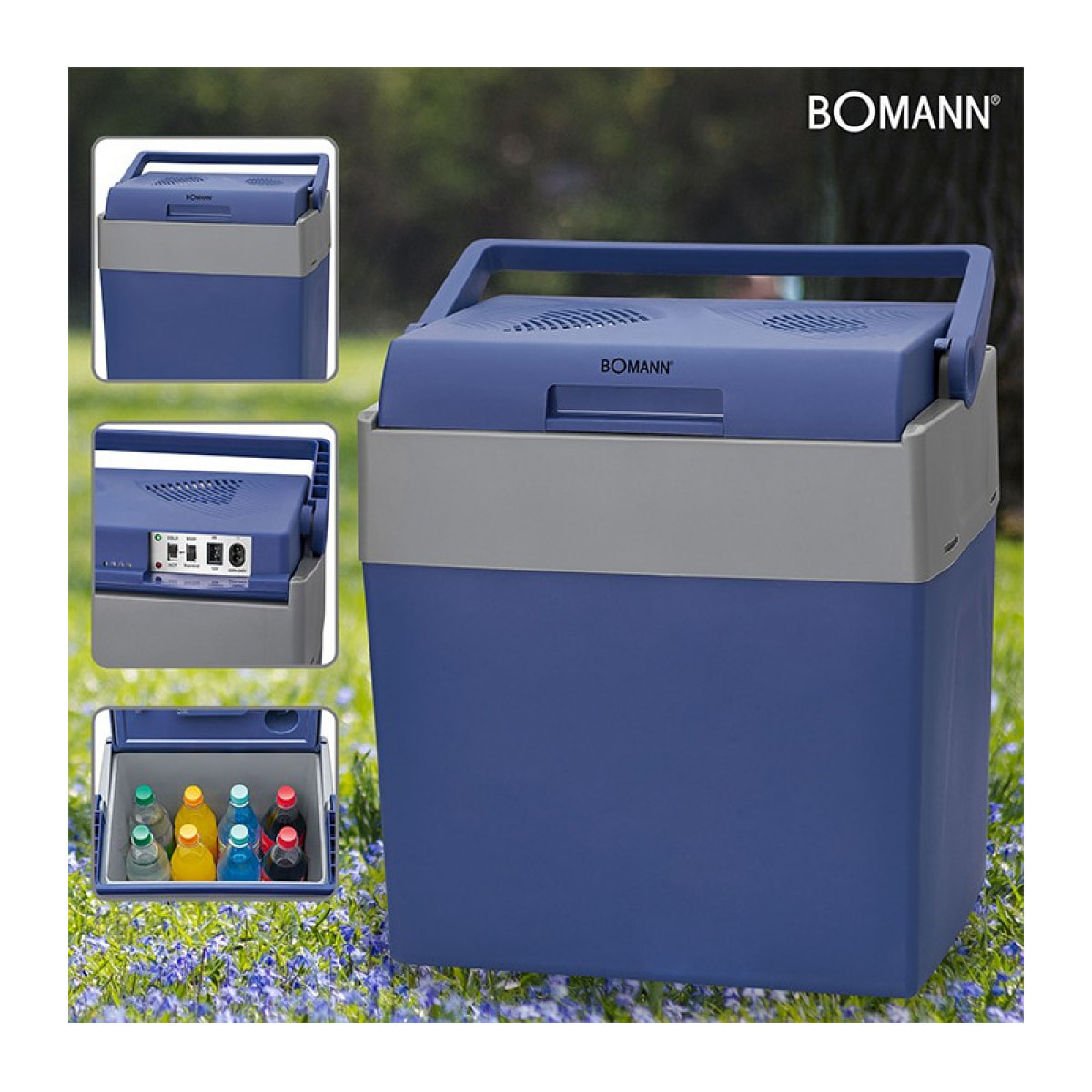 Glacière électrique chaud/froid 30L Bomann KB 6012 CB Bleu