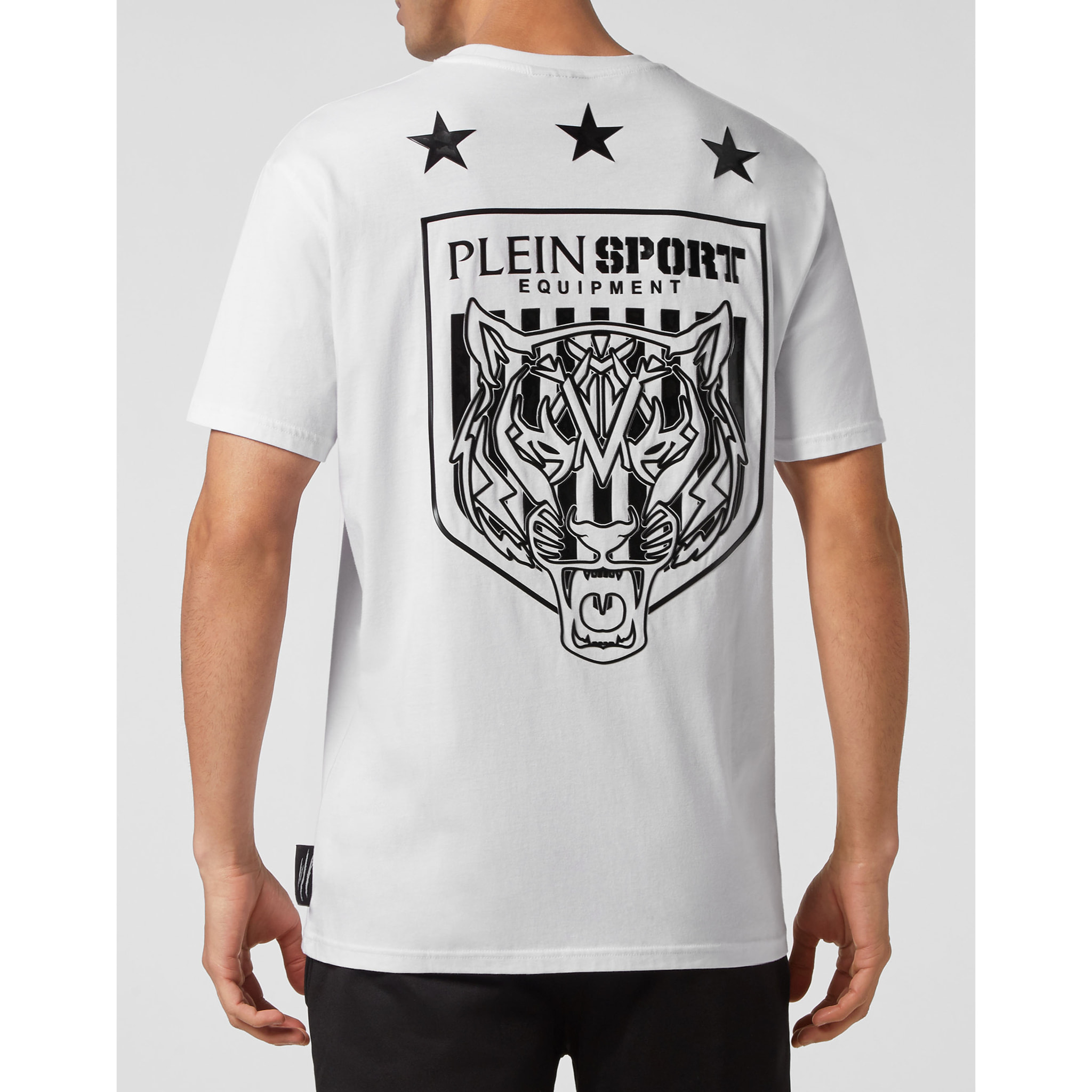PLEIN SPORT Camiseta Cuello Redondo TIGER