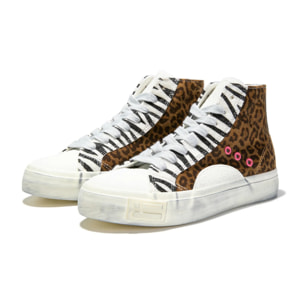 Zapatillas Altas de Mujer Half Moon High en Leopardo D.Franklin