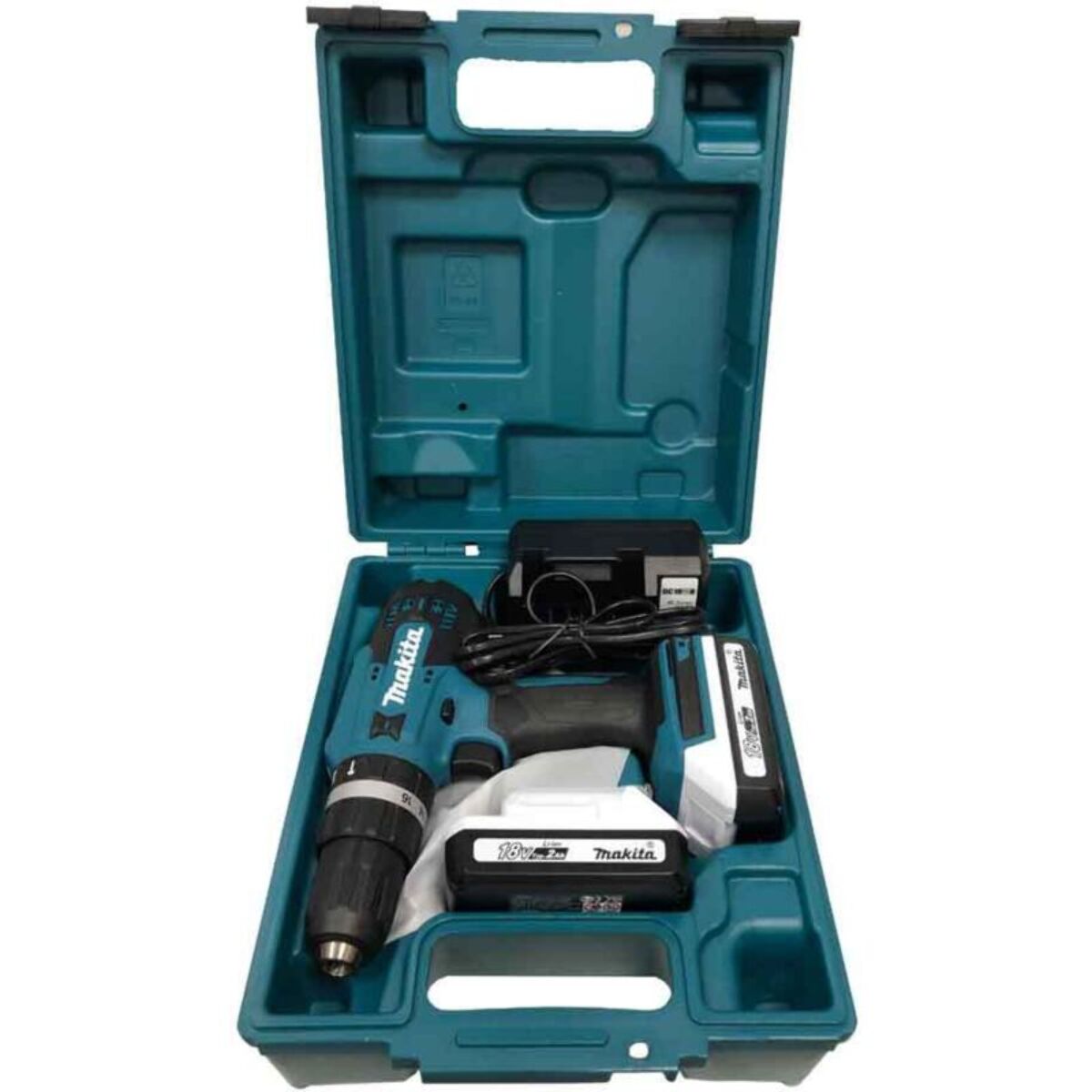 Perceuse visseuse G-Serie 18V - MAKITA - avec 2 batteries 1,5Ah - chargeur - coffret - DF488DWE