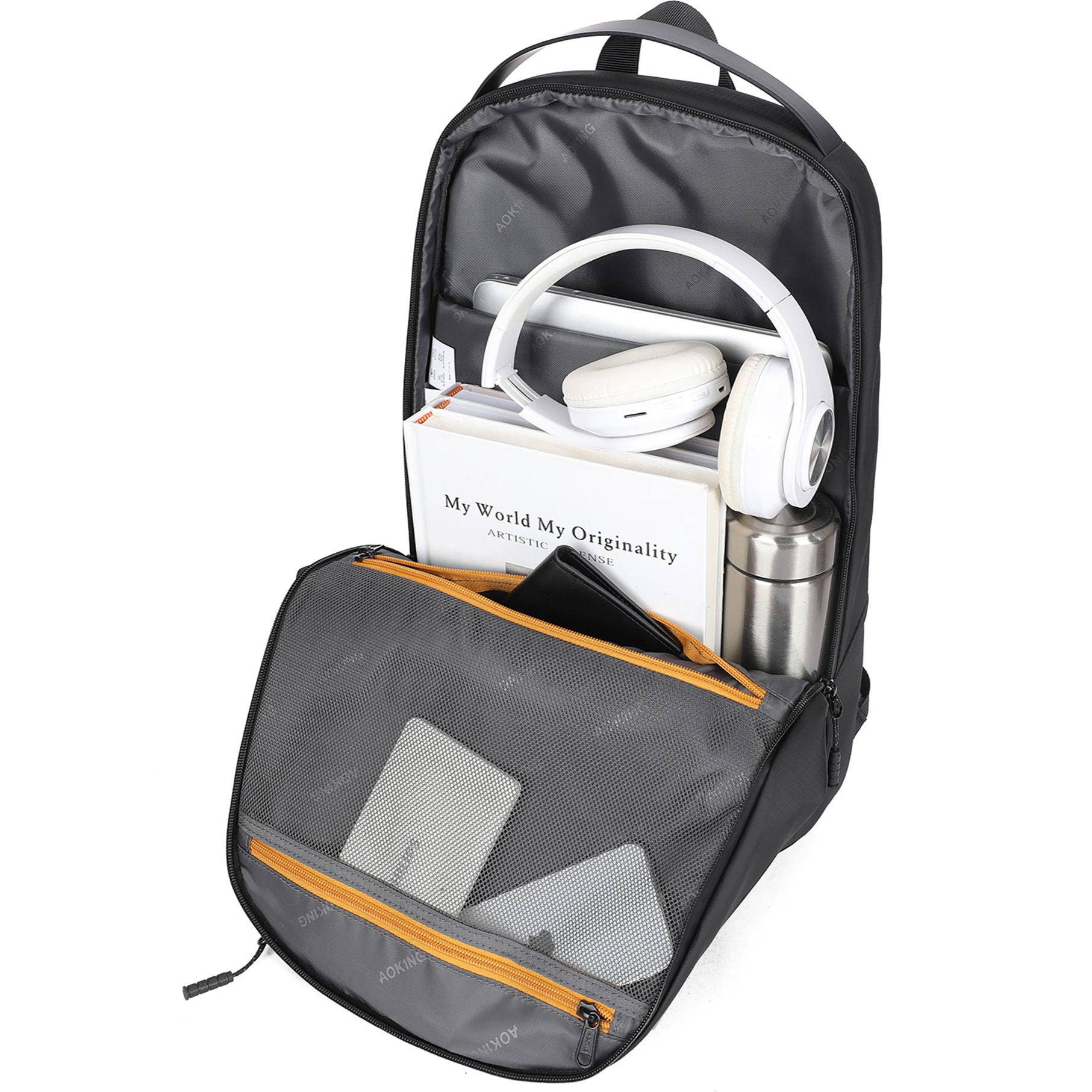 Zaino  da uomo Textile Polyester 30.5x47x14 cm