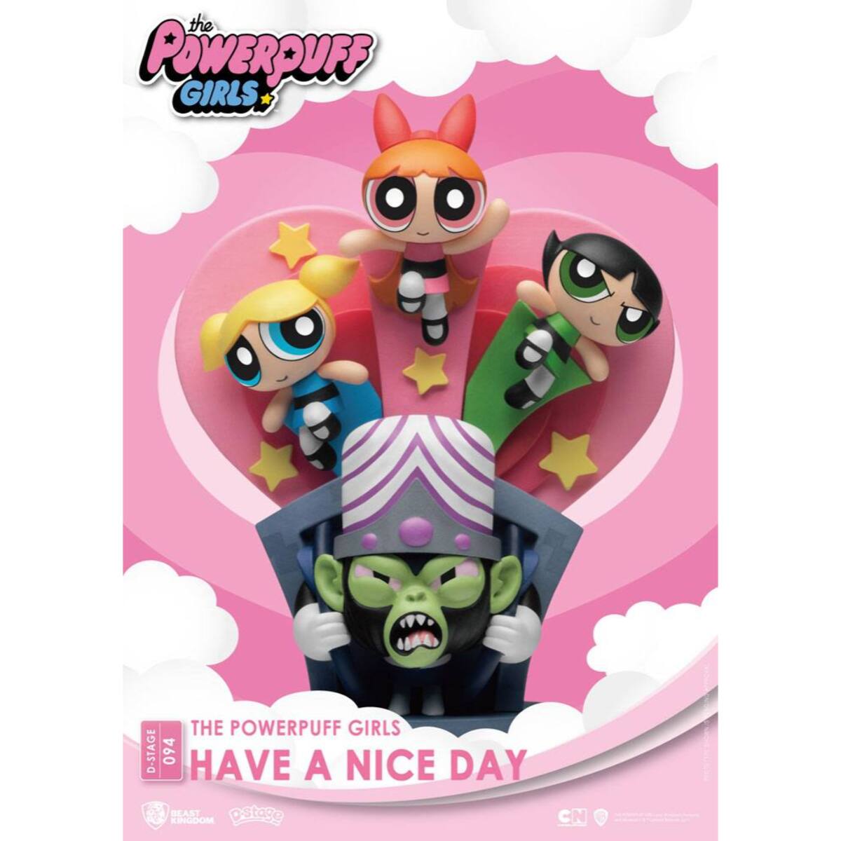 The Powerpuff Girls D-Stage PVC Diorama Have A Nice Day Standard Version 15 Cm Beast Kingdom Toys