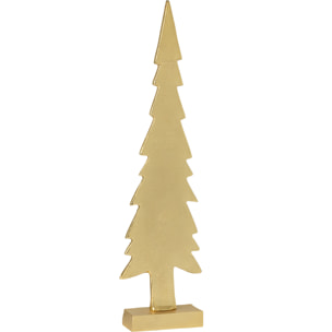 J-Line décoration Arbre de Noël - aluminium - or - large