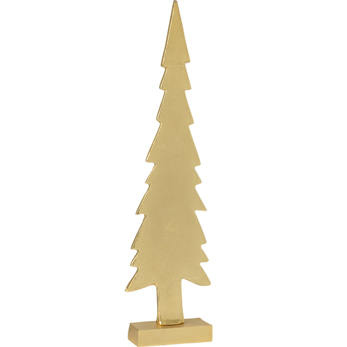 J-Line décoration Arbre de Noël - aluminium - or - large