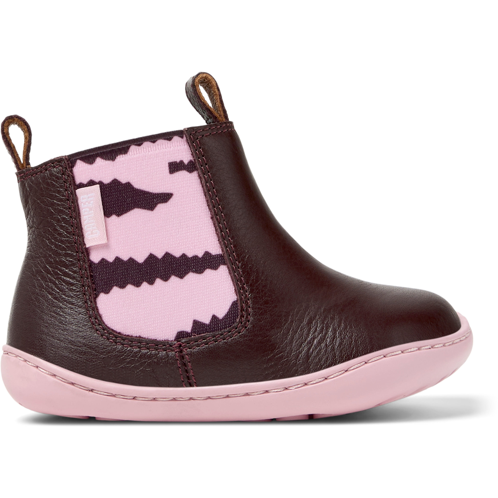 Botines - CAMPER TWS Twins - Burdeos - Cuero liso