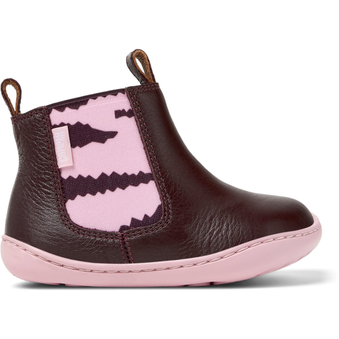 Botines - CAMPER TWS Twins - Burdeos - Cuero liso