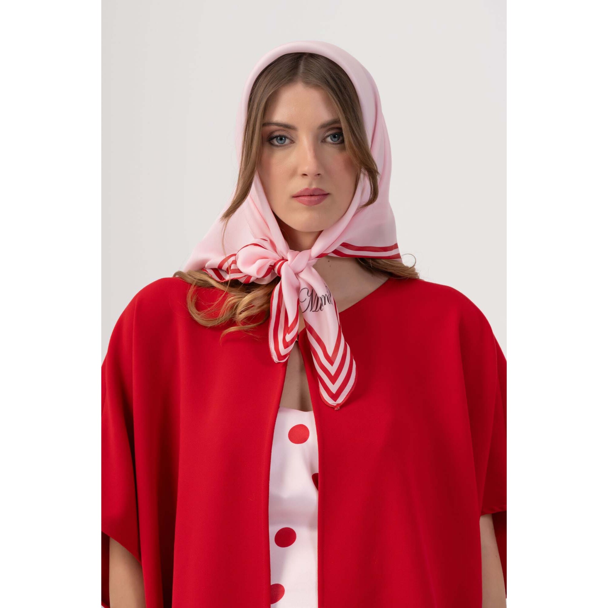 Kocca - Foulard con stampa a righe Donna