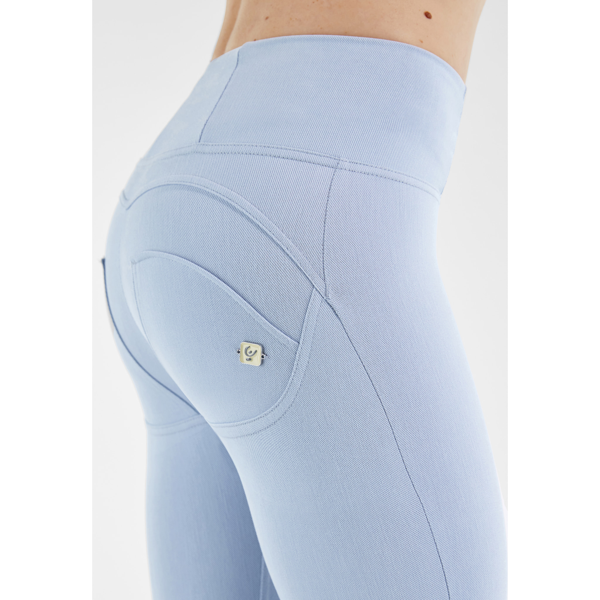 Pantaloni push up WR.UP® capri in jersey drill eco