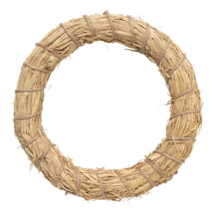 Couronne paille D.25cm naturel