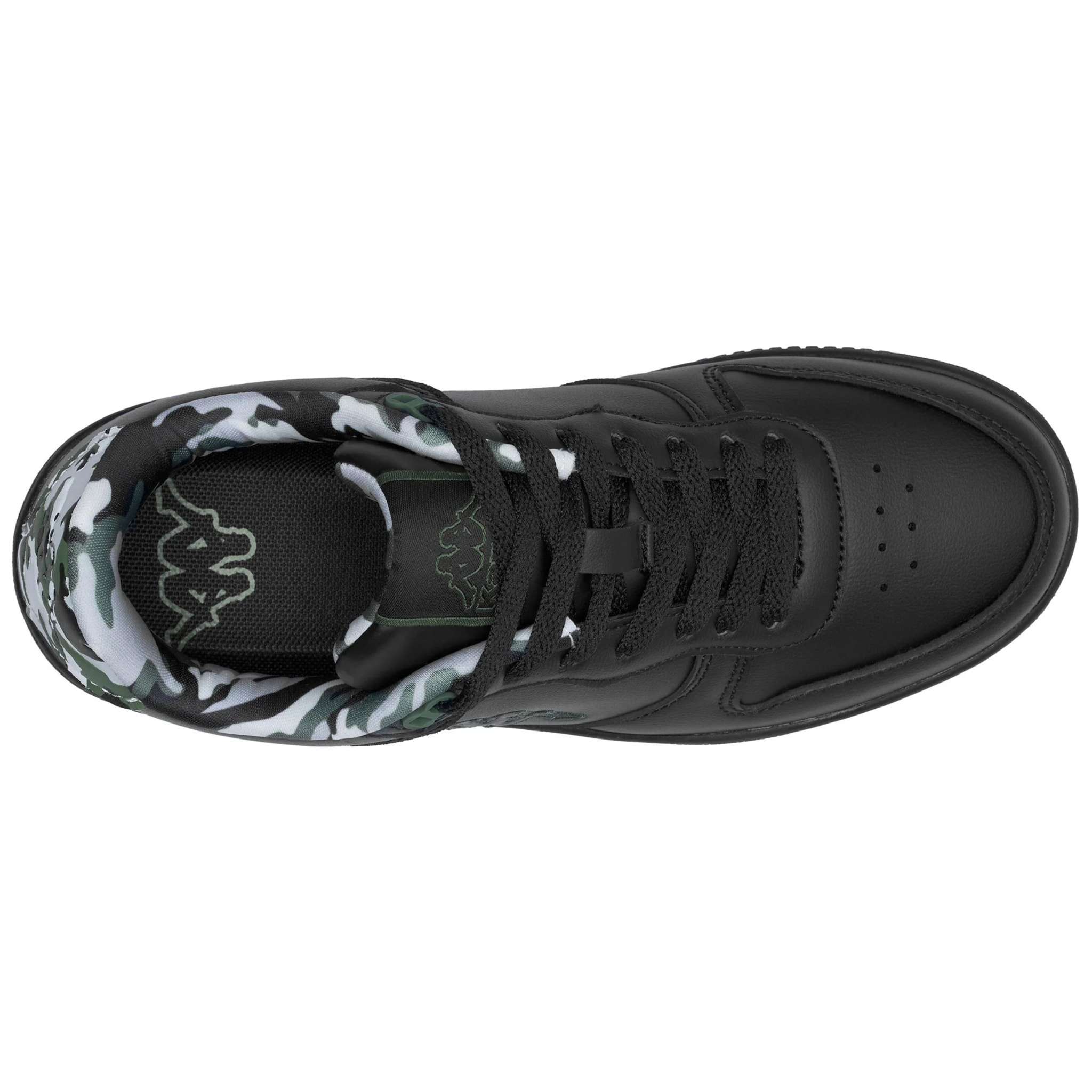 Sneakers Kappa Uomo Donna Logo Maserta Camo Nero