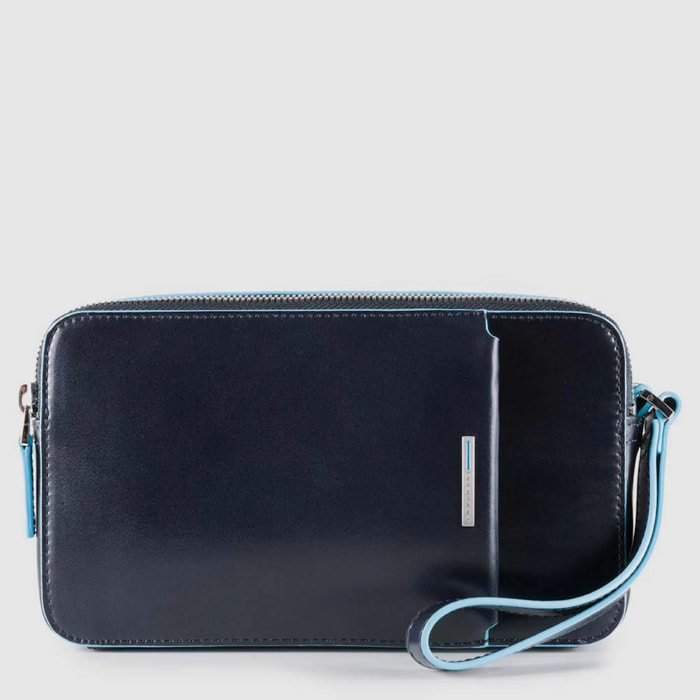 Piquadro Pochette con tasca frontale