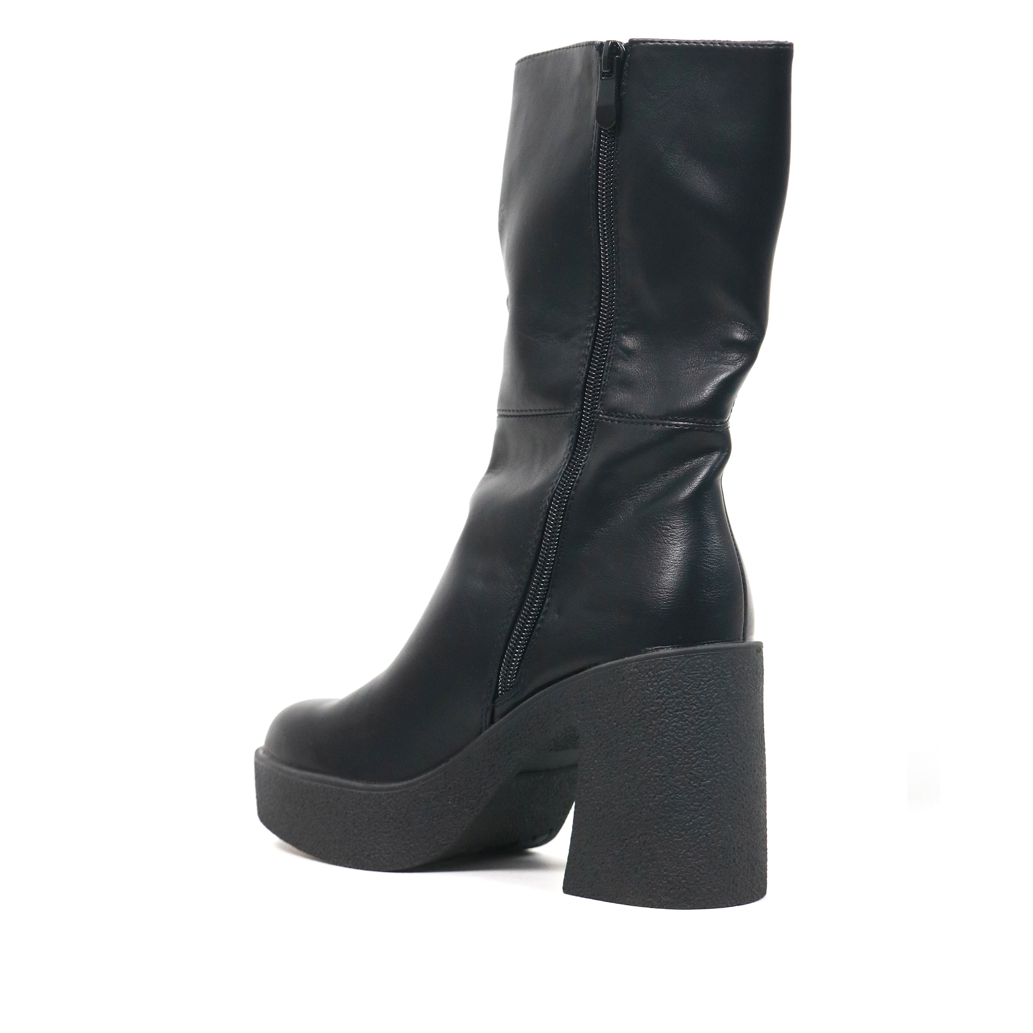 STIVALETTO LISCIO TACCO PARA NERO