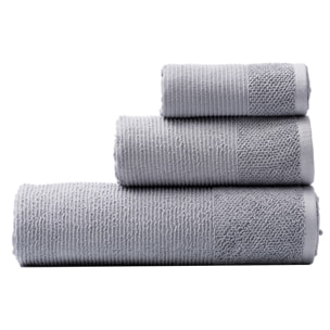 Set 3pcs toallas de baño  gris  benetton