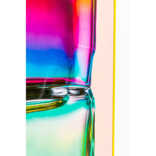 Tableau flacon arc-en-ciel 50x70cm jaune Kare Design