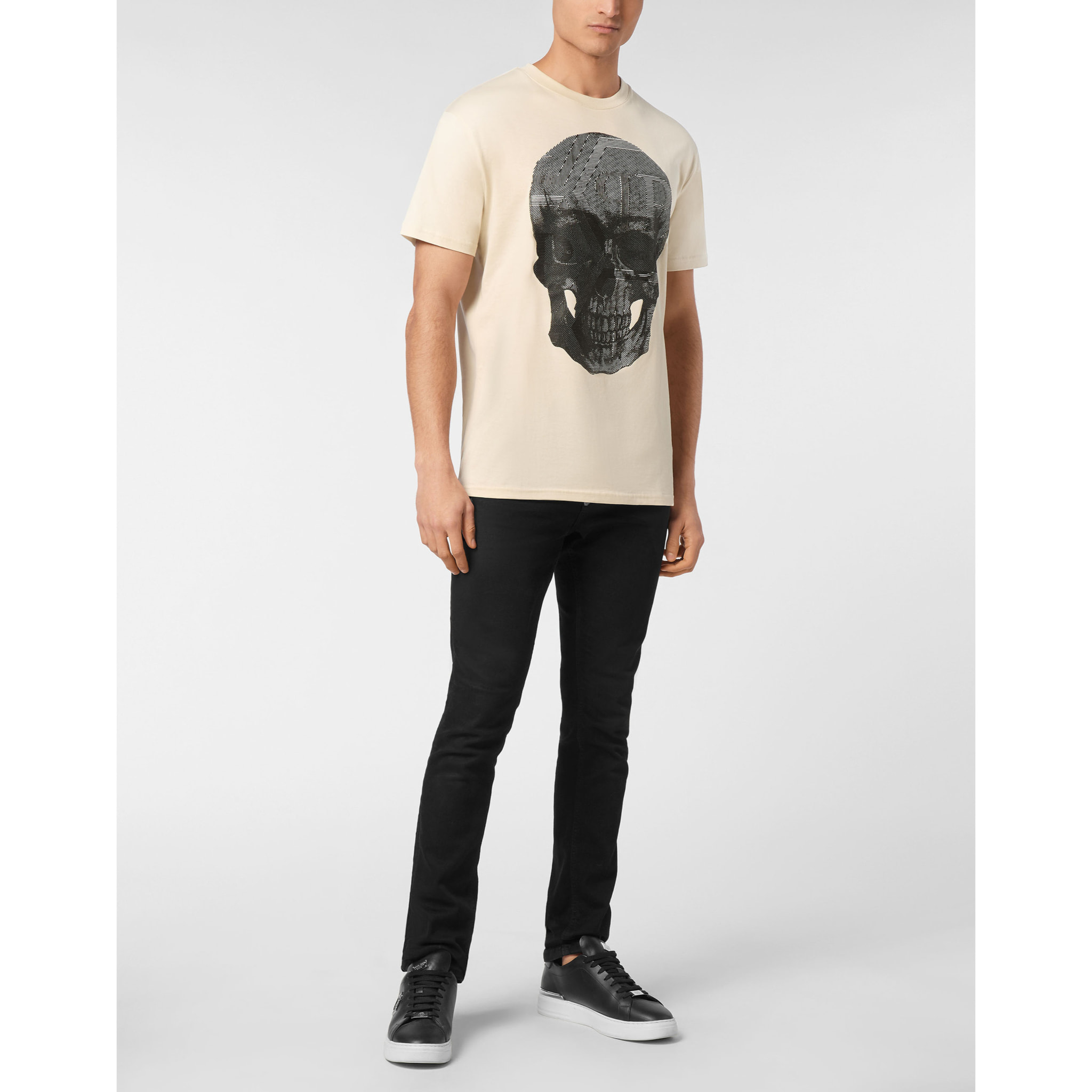 PHILIPP PLEIN Camiseta Cuello Redondo SKULL