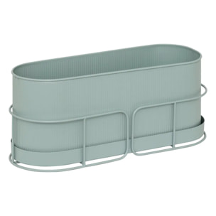 Jardinière "Aze" vert céladon L 47cm