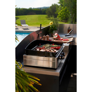 LE MARQUIER - Plancha Allure Electrique 260 Inox