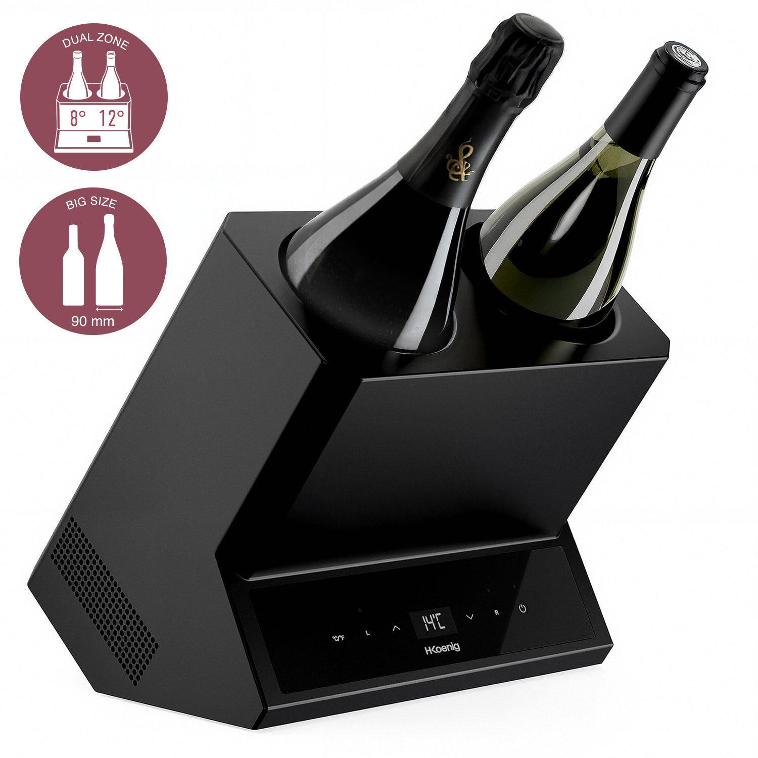 Enfriador Eléctrico de Vino 2 Botellas LVX28