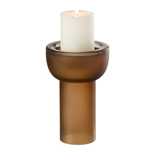 J-Line vase/chandelier Yoko - verre - marron - small - 20 cm de hauteur