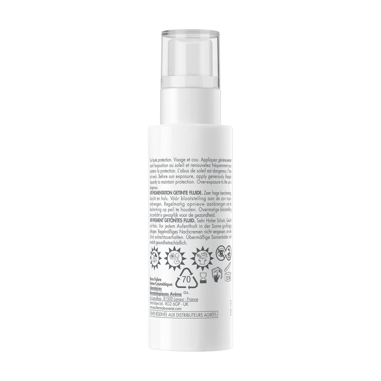 Solaires - Fluide Anti-pigmentation Haute Protection SPF50+  40 ml