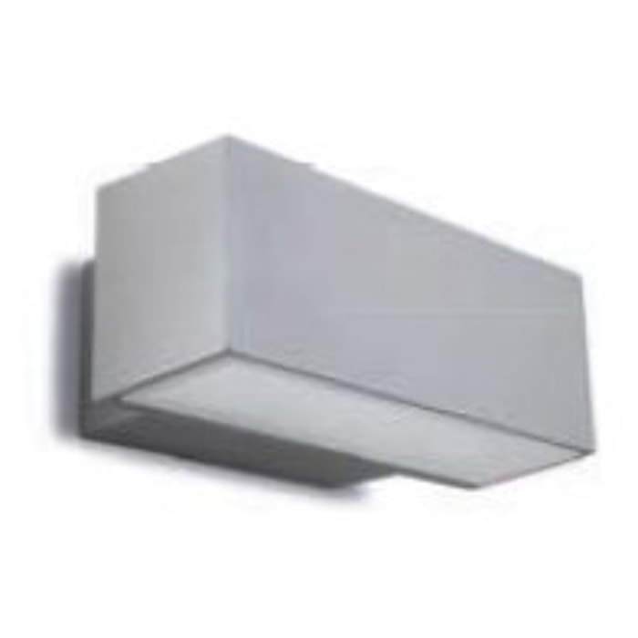 LEDS C4 Aplique IP65 Afrodita LED 220mm Double Emission LED 17.9 Blanco cálido - 3000K ON-OFF Gris 1494lm