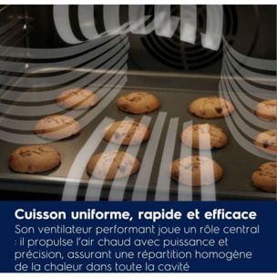 Four encastrable ELECTROLUX LODDP67WH2 Pyrolyse Chaleur tournante et Vapeur SteamBake 72L