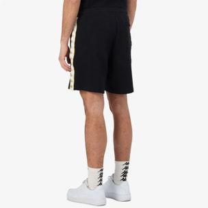Kappa - Pantaloni Corti Uomo Nero - 222 Banda Oviedo