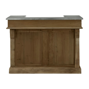 Meuble de bar en bois de cèdre recyclé et métal - Spritz