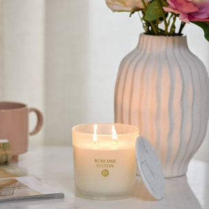 Bougie parfumée Liana 320g Sublime coton