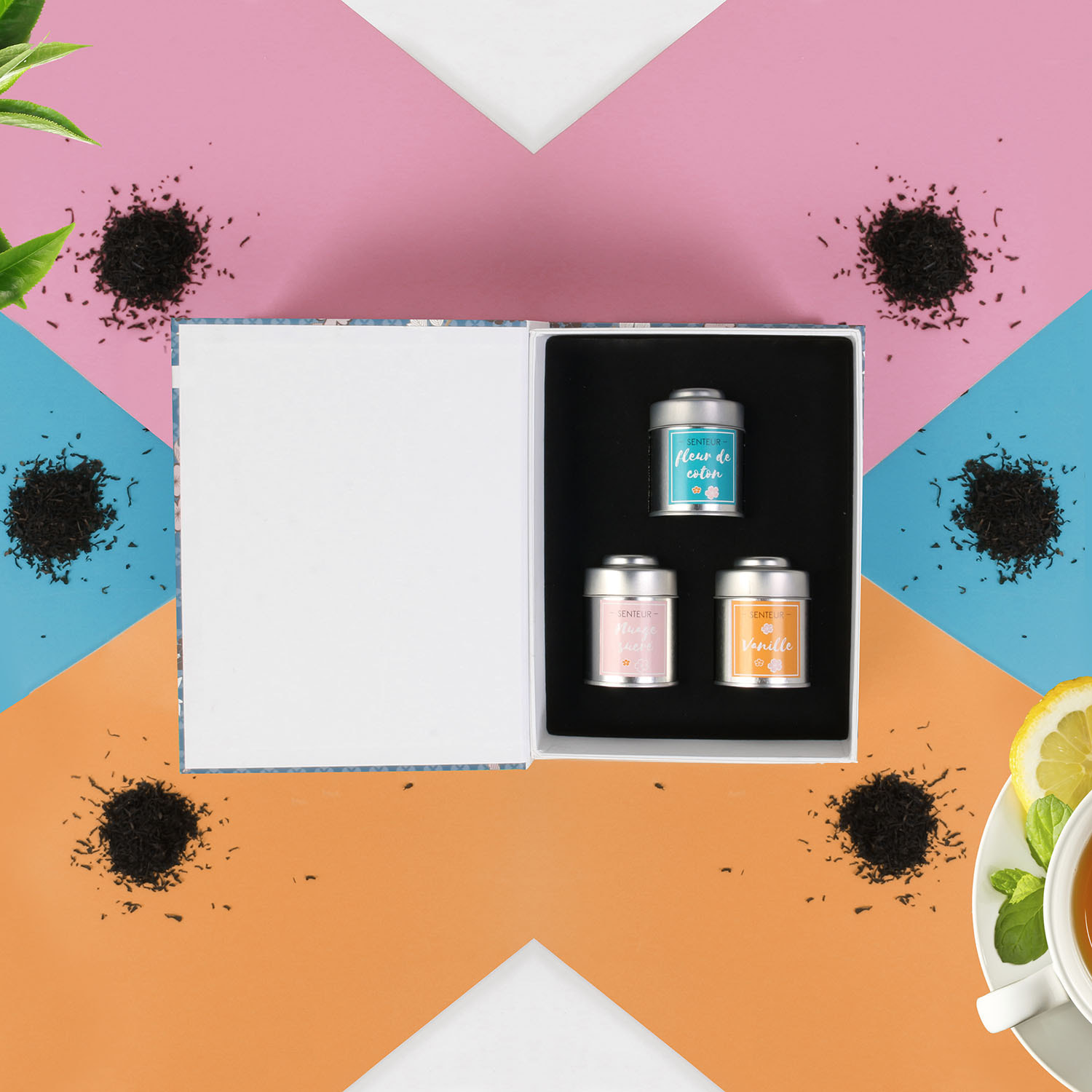 Bougie Parfumee Metal X3 Coffret