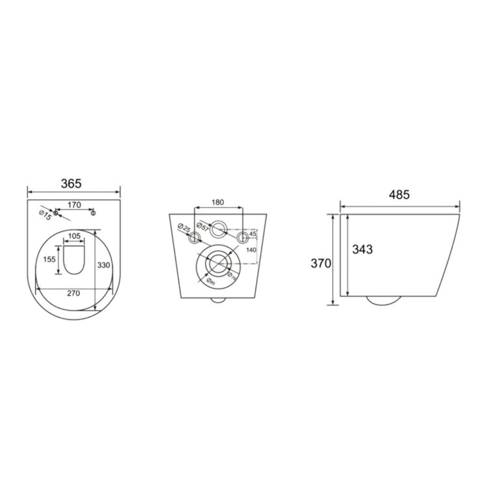 Pack WC sans bride Infinitio + Abattant softclose slim + Bâti Geberit UP100 + Plaque blanche + Brosse Joseph Joseph OFFERTE