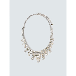 Fiorella Rubino - Collana con cristalli a cascata - Argento