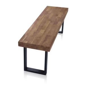 Banco Loft Roble boreal – Negro