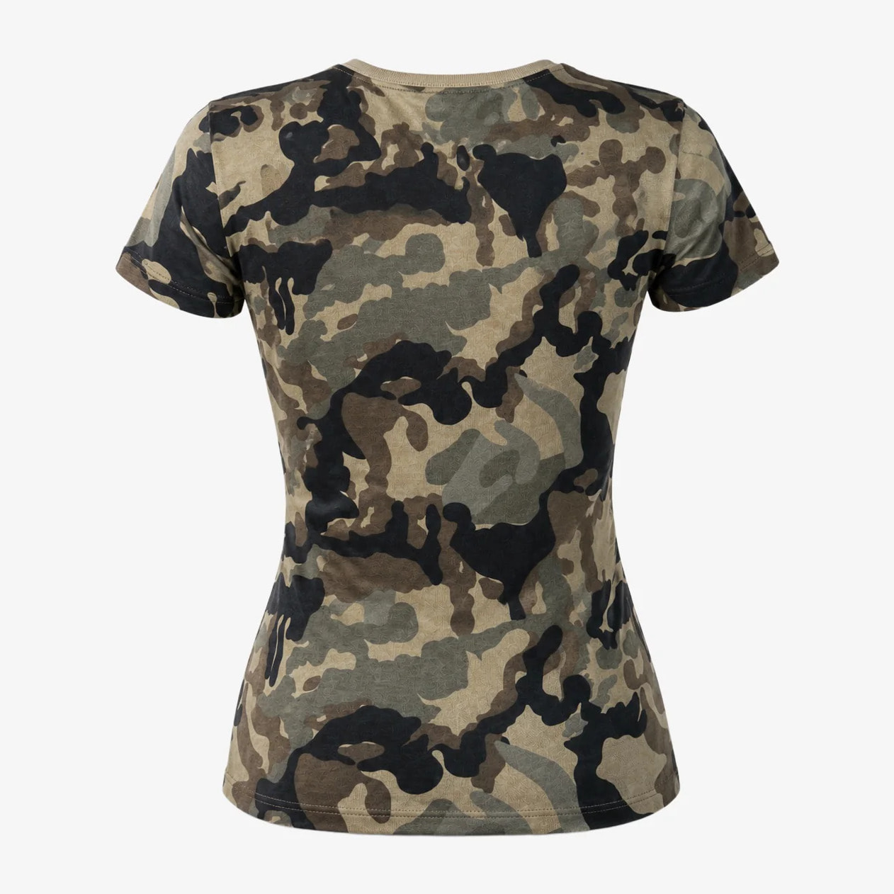T-shirt Esercito camouflage verde in cotone uomo