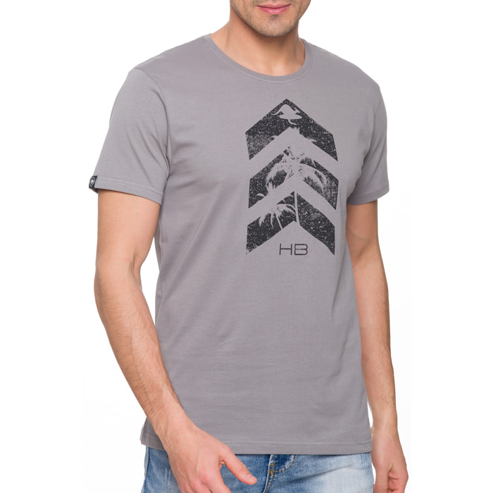 T-shirt in cotone 150 gr Hot Buttered Arrow Colore Grigio Chiaro