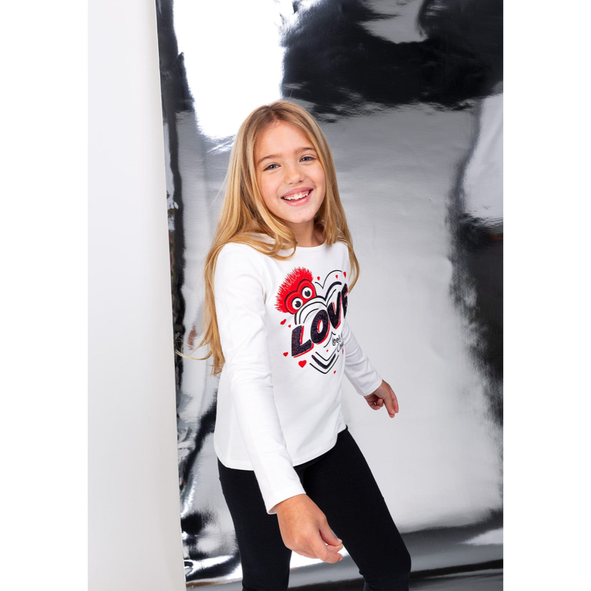 Conguitos - T-shirt casual a maniche corte stampata