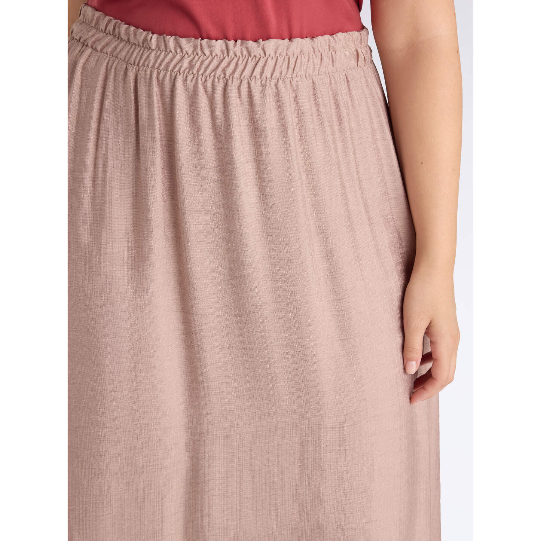 Fiorella Rubino - Gonna lunga in viscosa - Beige