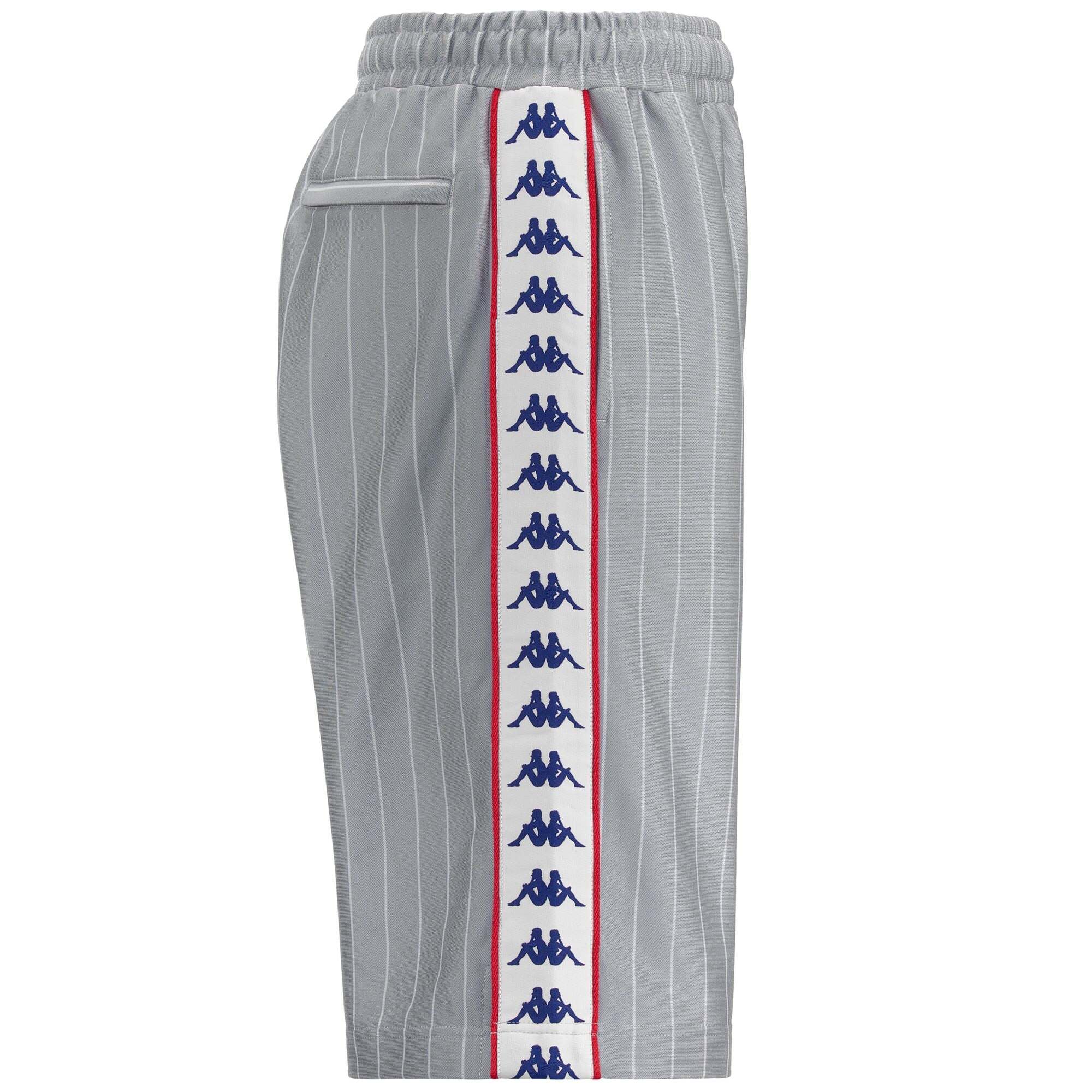 Kappa - Pantaloncini Uomo Grigio - 222 BANDA LULLO
