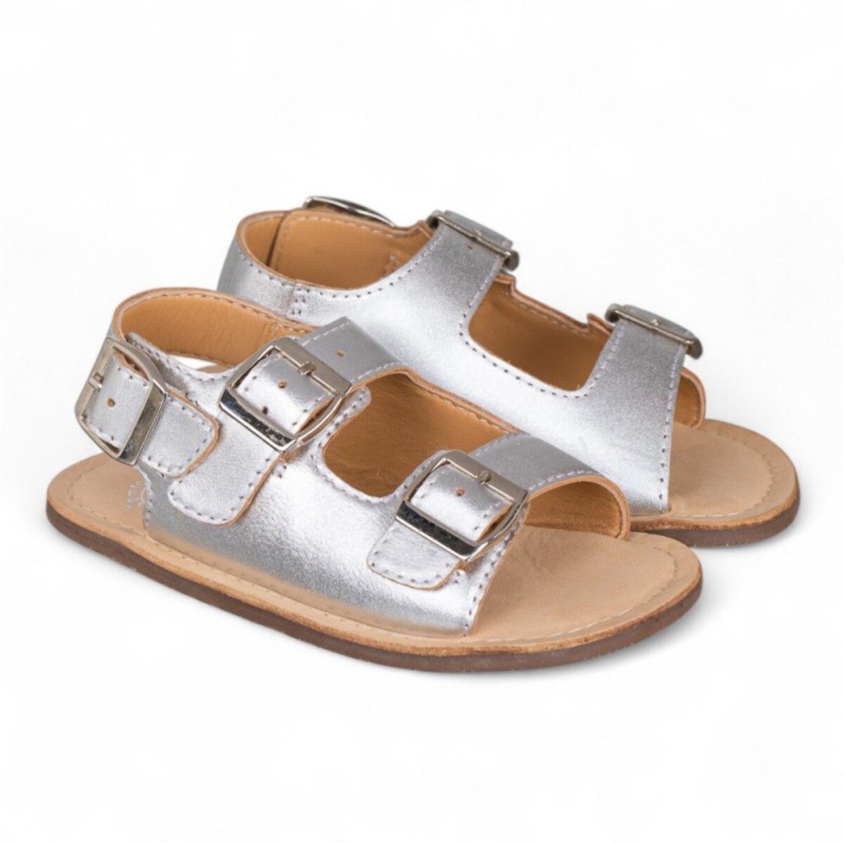 SANDALIA BAREFOOT PIEL CHETTO TIPO BIO PLATA