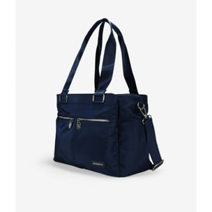 Bolso de hombro azul marino para portátil