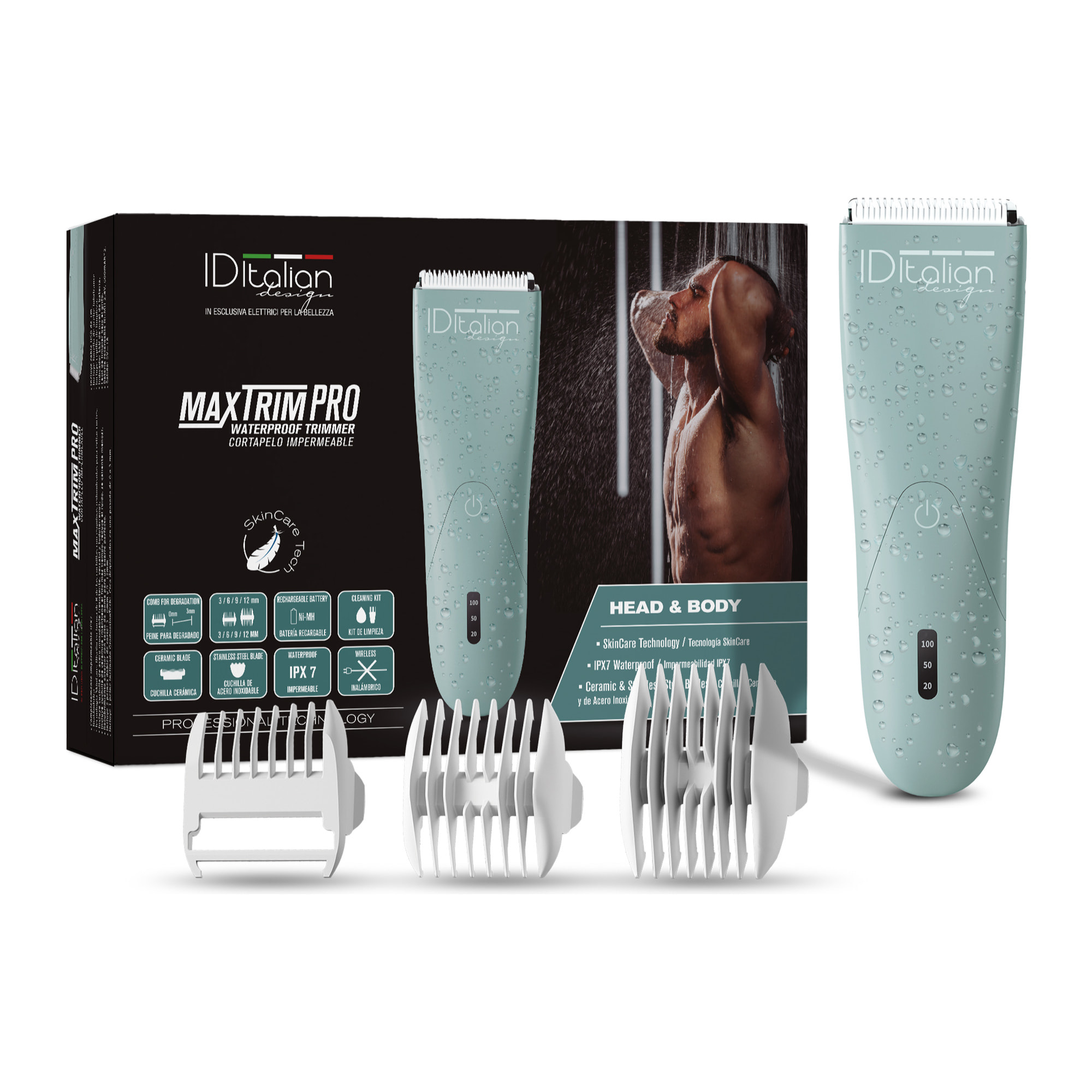 Maxtrim pro tondeuse corporelle tanche