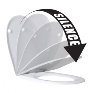 Abattant easy clip à l'allure précieuse - Argent