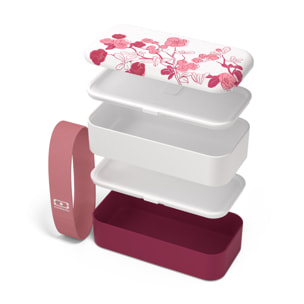 Set repas lunch box 2 étages 1L + Accessoires